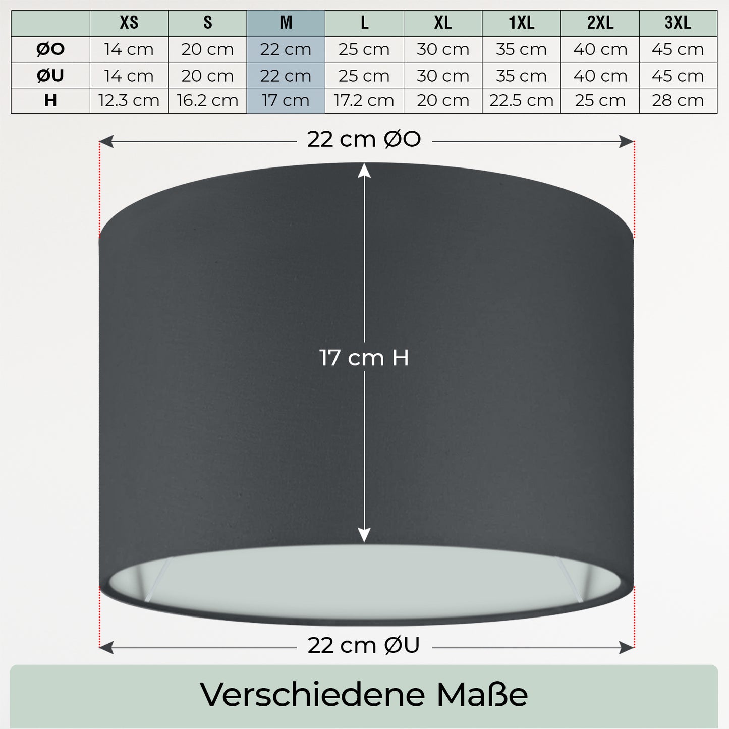 Premium Hänge- und Stehlampe Lampenschirm