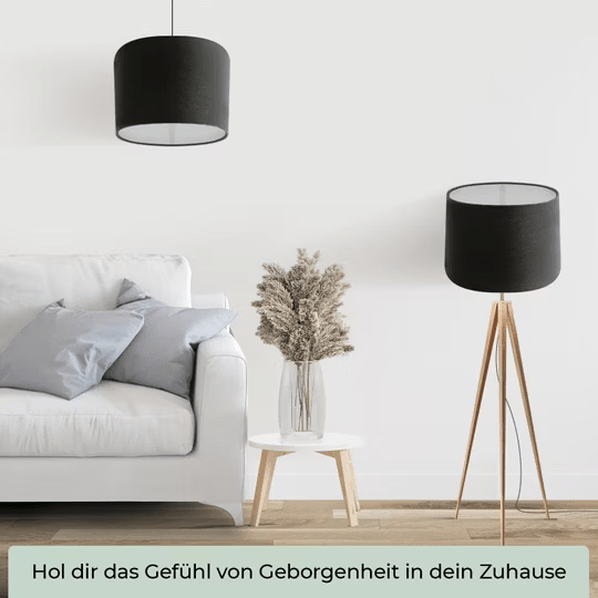 Premium Stehlampe Lampenschirm Oval FBM