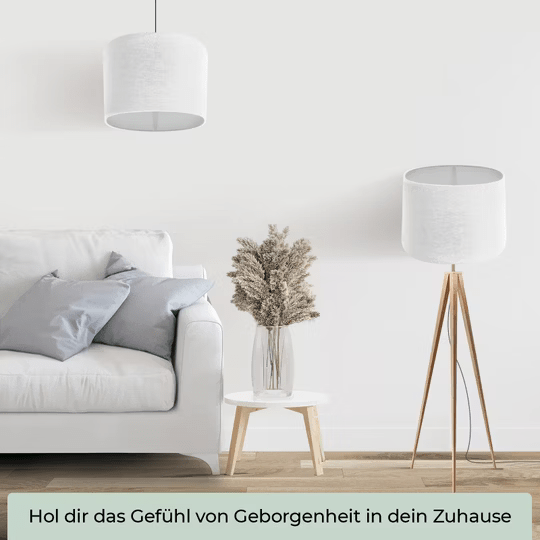 Premium Stehlampe Lampenschirm Oval FBM