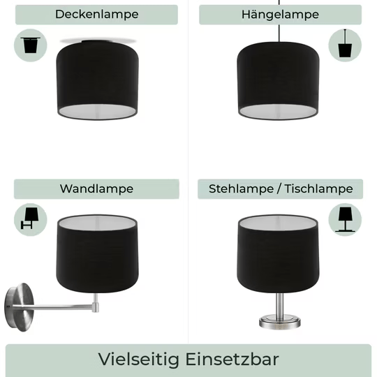 Premium Stehlampe Lampenschirm Oval FBM