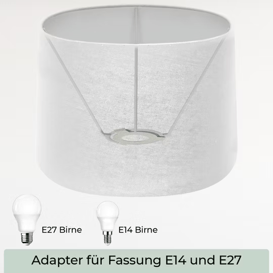 Premium Stehlampe Lampenschirm Oval FBM