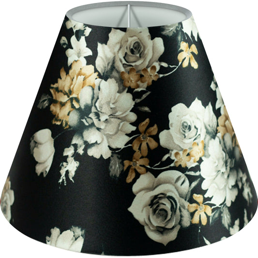 Wogati Premium Stehlampe Lampenschirm Konisch Blumen