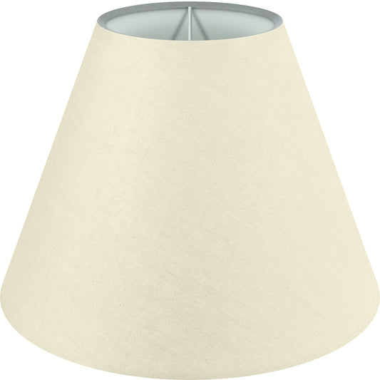 Premium Stehlampe Lampenschirm Konisch Creme