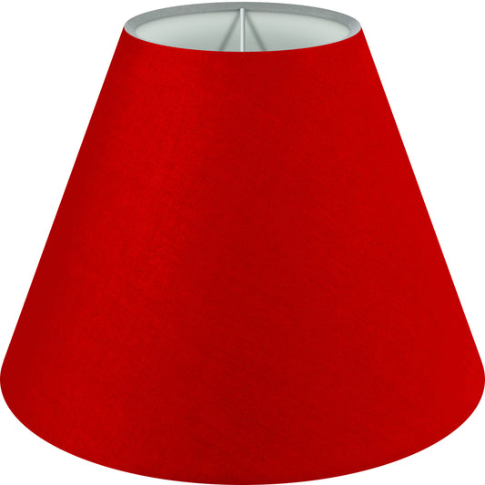 Wogati Premium Stehlampe Lampenschirm Konisch Rot