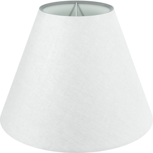 Premium Stehlampe Lampenschirm Konisch Weiß